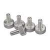 PrecisionGeek M4 x 10mm Flat Knurled Aluminium Thumb Screws (Set