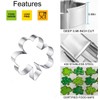 Clover Cookie Cutter Set, 4-Piece St. Patrick's Day Shamrock Cookie