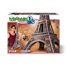 WREBBIT 3D Eiffel Tower Jigsaw Puzzle Standard