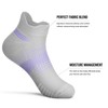 PAPLUS Ankle Compression Socks for Women 6 Pairs, Running Socks