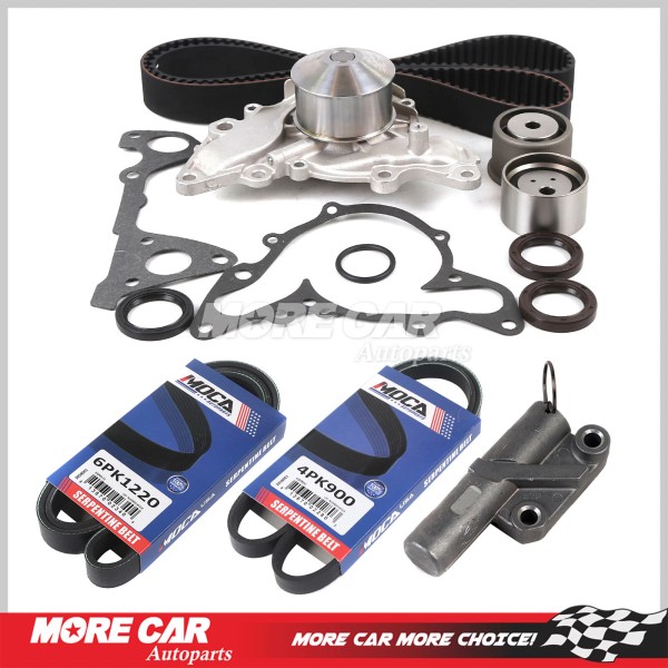 More Car Autoparts Timing Belt Serpentine Belt Water Pump for