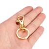 5 Set Key Chain Flat Key Rings Women Metal Swivel