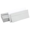 100 Pack Metallic Silver Envelopes #10 Business Envelopes 4-1/8 x