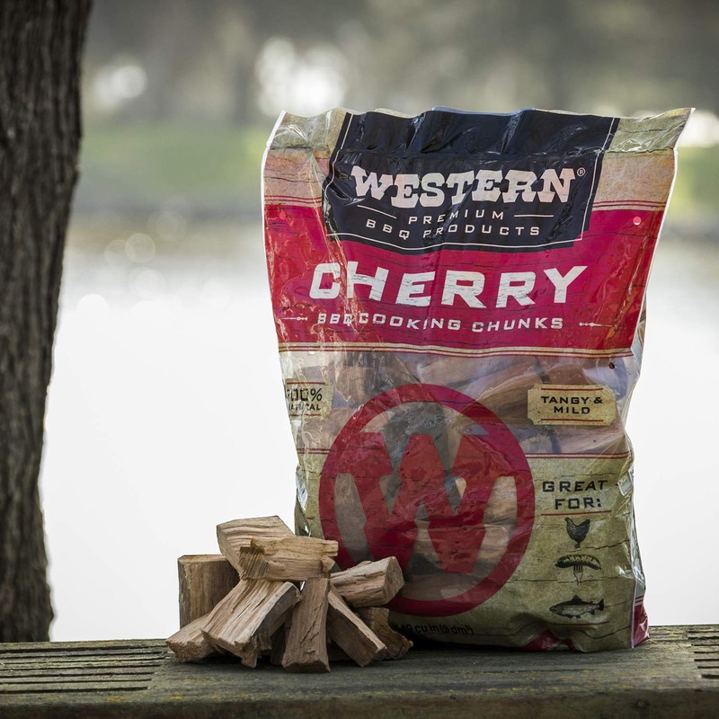 Western Premium BBQ Products Cherry BBQ Cooking Chunks, 549 cu