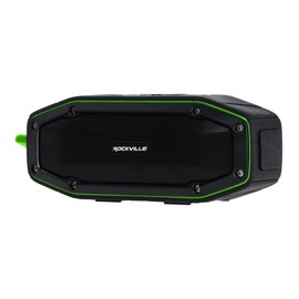 Rockville RPB27 V2 20w Portable Waterproof Bluetooth Speaker with Bumping Bass, TWS Wireless Stereo Linking, 18 Hour Battery, Rugged Design