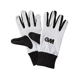 GM Men Padded Cotton Inner Gloves - Black, Mens, senior