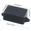 Raculety Project Box ABS Black Electrical Boxes IP65 Outdoor Waterproof