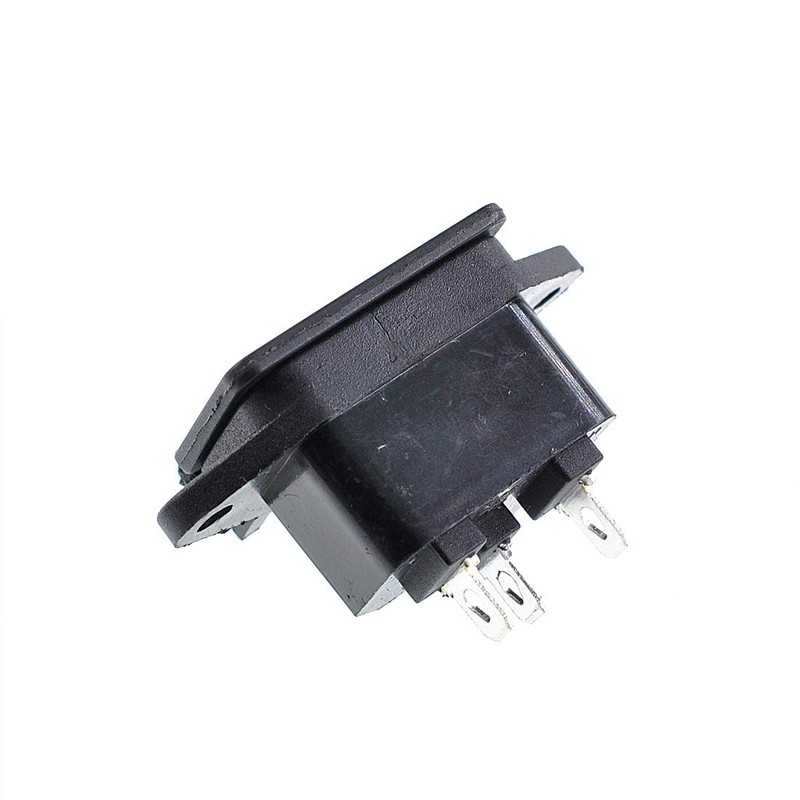 GANASOME 5 Pcs IEC 320 C14 Panel Mount Electrical Plug