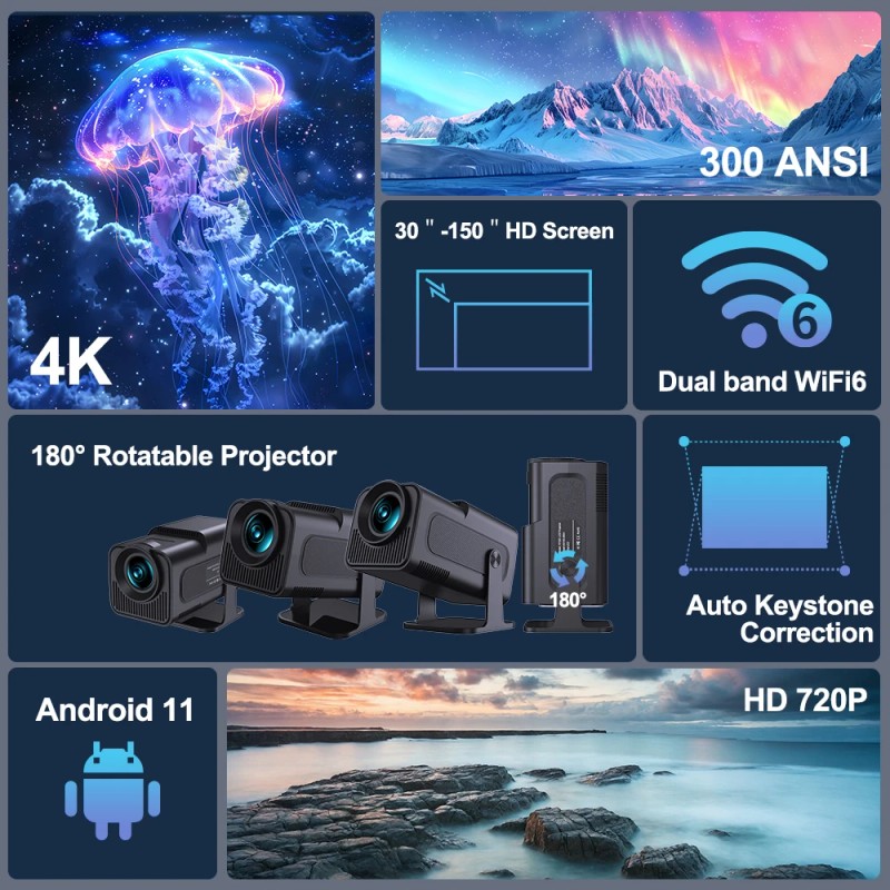 Topleo HY320 MINI Free Shipping 4K Video High Definition Smart