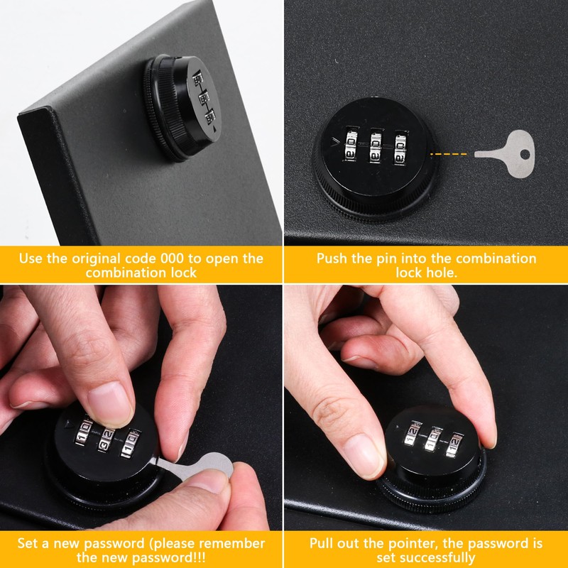 Bestaoo Bed Storage Lockbox Lid with Toyota Tacoma 2016-2023
