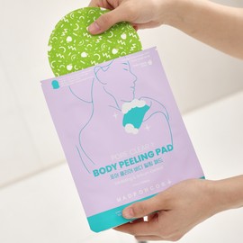 Mad for Cos Body Peeling Pad Exfoliating Scrub Pore Clear, 27ml, 10 pieces / 매드포코스 바디 필링 패드각질제거 스크럽 포어클리어, 27ml, 10개