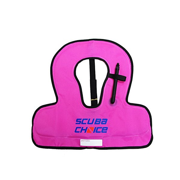 Scuba Choice Kid's Snorkel Vest with Name Box, Purple