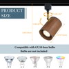Modern H Type Track Lighting, Adjustable Black Finish and Real