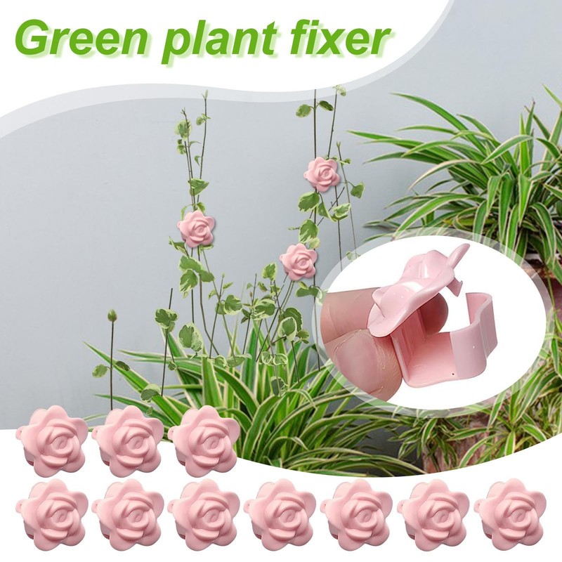 Plant Clips For Climbing Plants | 10X Flower-Shaped Invisible Wall