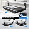 EHO Keyboard Tray with Drawer - Clamp On Under Desk