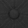 Stetson Men's Hatteras Linen Newsboy Flat Cap Fitted Hat Black