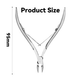 Stainless Steel Nail Cuticle Remover, Professional Cuticle Nipper with Scissors for Dead Skin and Nail Care Perfect for Fingernails and Toenails, Durable and Easy to Use, Ideal for Home or Salon