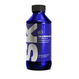 SilverKaire Colloidal Silver 10PPM – Nano Silver Suspension with 99.9% Pure Silver in Deionized Water – Made with an Electromagnetic Process – for General Use