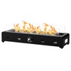 Onlyfire 28'' Tabletop Fire Pit, Outdoor Propane Gas Firepit Side-Mounted