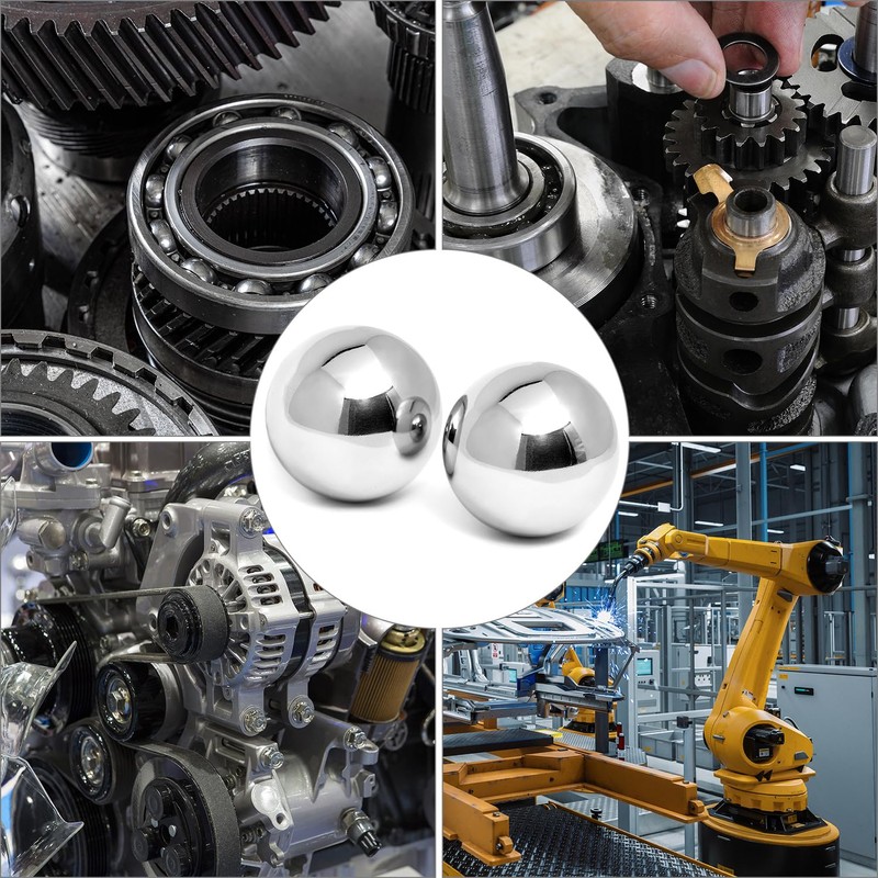 QWORK Ball Bearings, 1" Precision Bearings, Chrome Steel G25, 20