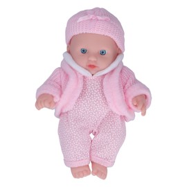 8 Inch Light SkinTone Baby Simulation Doll Play House Fashion Reborn Baby Doll Toys(Q8G-002 )
