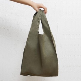 HSOFTIFY 100% Pure Linen Grocery Bags Reusable Shopping Bags with Handles,Foldable Grocery Tote Bags, Army Green, 12.6 x 15 Inch
