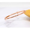 Curated Trinkets LOVE (ARROW) | Inspired Message Engraved Simple Bangle