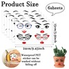 Wonninek 6 Sheets Face Stickers High Tack (Sticky) Expressions Stickers