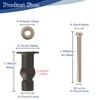 9mm Dia Toilet Seat Screws Compatible with Kohler, Top Mounting