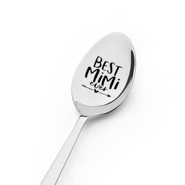 Mimi Nana Mothers Day Gifts for Mimi Grandma Birthday Gifts for Grandmother Day Gift from Grandchild Best Mimi Ever Gift Spoon for Gigi Granny Coffee Tea Lover Gift for Mimi Coffee Tea Spoons