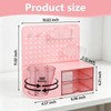 ZZFENGKR Desk Organizer with 360° Rotating Pen Holder, 5 Slots,