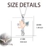 TALYKONG Holy Spirit Dove Necklace for Women Bird Necklace Religious