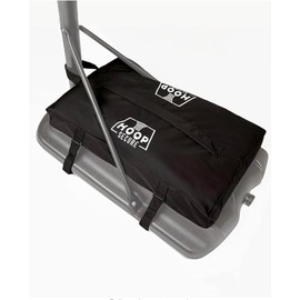 Hoop Secure - The Original Solution - Heavy Duty Weighted Base Anchor for Basketball Hoops - Weather Resistant, Durable Design, Holds 300+ lbs. Patents-Pending, HOA Friendly (Standard Size, Black)