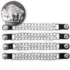 Milwaukee Leather Biker Vest Extender Set - 4 Piece Double