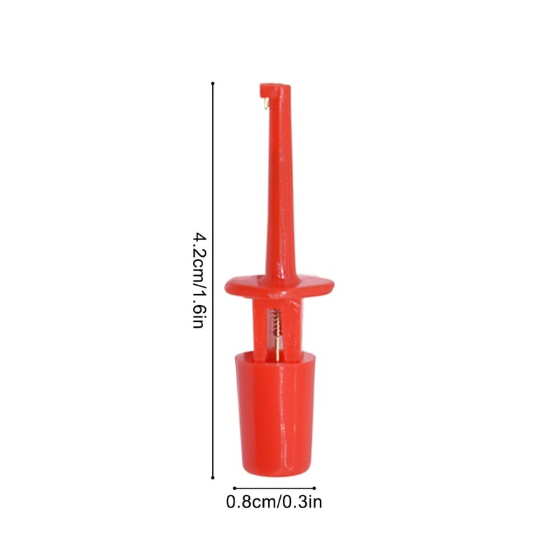 16-Piece Multimeter Wire Lead Test Hook Clip, Test Hook, Welding