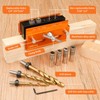Self Centering Doweling Jig Kit - Adjustable Width Dowel Jig