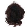 Men Short Black Wigs Soft Texture Breathable Adjust Net Firmly
