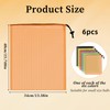 6 Pcs Colour Nylon Mesh Drawstring Bags Mesh-Bags Drawstring 16x14