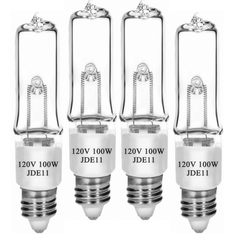 Lachesan JDE11 120V 100W T4 Mini Candelabra Base（Replacement E11 Led