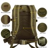 Koisgext Small 40L Military Backpack Tactical Backpack Assault Pack Bug