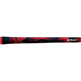 Iomic Grip Art Grip Sticky Black Army 1.8 Wood & Iron Grip (M60 No Backline) Sticky Black Army 1.8 Army Coral Red