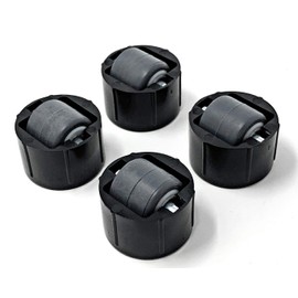 Design61 Set of 4 Furniture Castors with Soft Tread