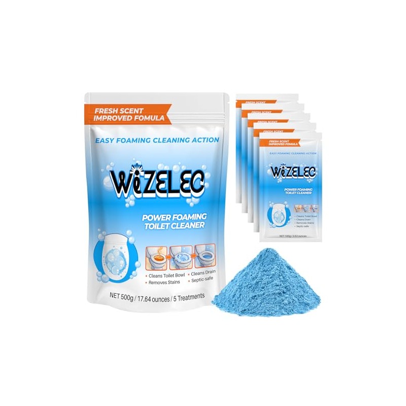 Self-Foaming Toilet Cleaner Powder - Deep Clean & Fresh Scent