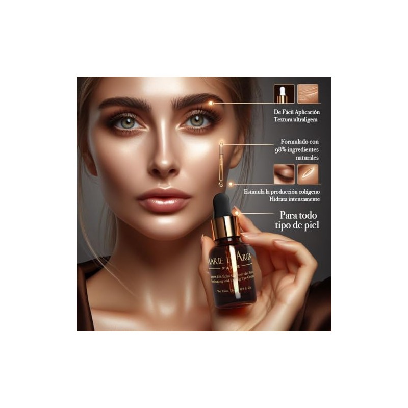 Marie D’Argan Sérum Para Contorno De Ojos Con Ácido Hialurónico