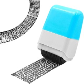 Hysgscwd Wide Identity Theft Protection Roller Stamp, Guard ID Security Roller, Confidential Roller Stamp, Information Blocker Stamp for Anti-Theft, Privacy Protection, Id Blockout, Address Blocker