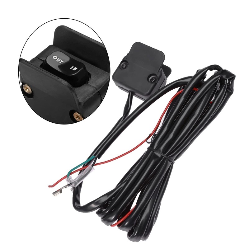 12V 250A ATV Winch Solenoid Relay Contactor with Winch Rocker