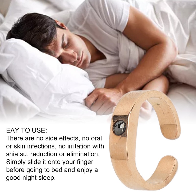 Open Snoring Ring Electroplating Adjusted Improve Sleep Breathing Open Snoring