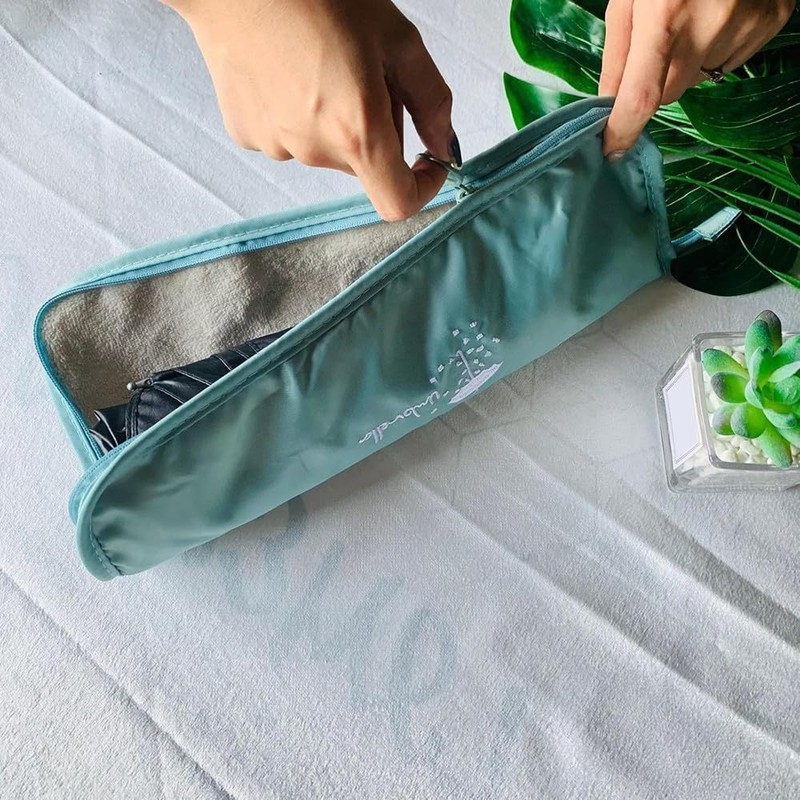 Umbrella Cover, Set of 2, Microfiber Folding Umbrella Bag, Quick