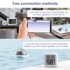 Wireless Pool Thermometer High Accuracy Time Data Recording Waterproof Digital