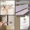YIDELAI Powerful Suction Cup Glass Mirror Door Handle, Refrigerator Drawer